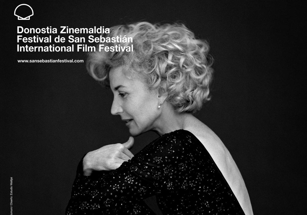 Cartel oficial de la 73 edición del Festival Internacional de Cine de San Sebastián.