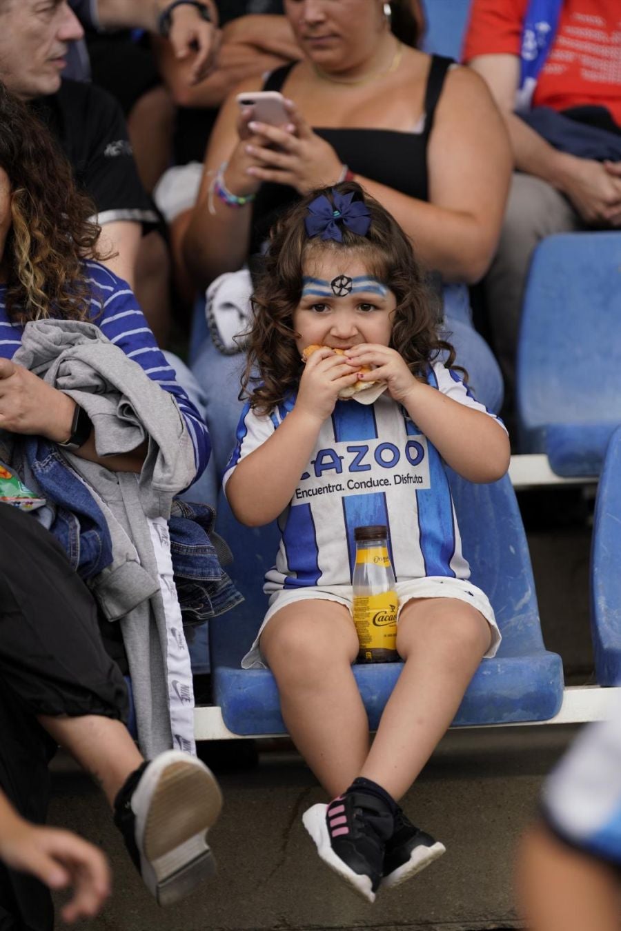 La afición de la Real Sociedad, volcada con el equipo