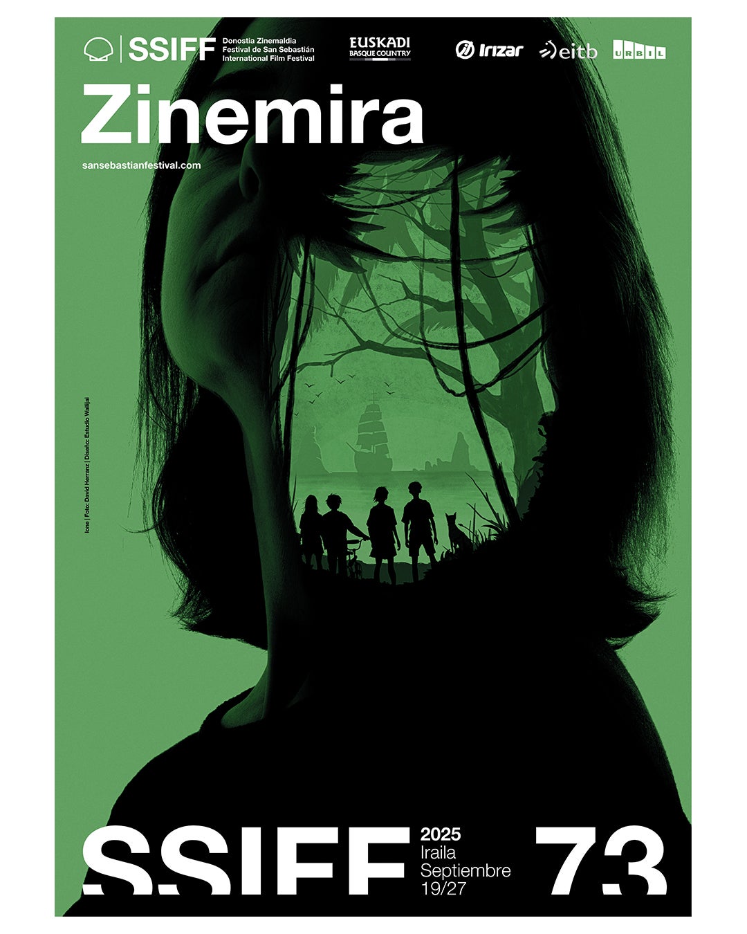 Los carteles de la 73 edición del Zinemaldia