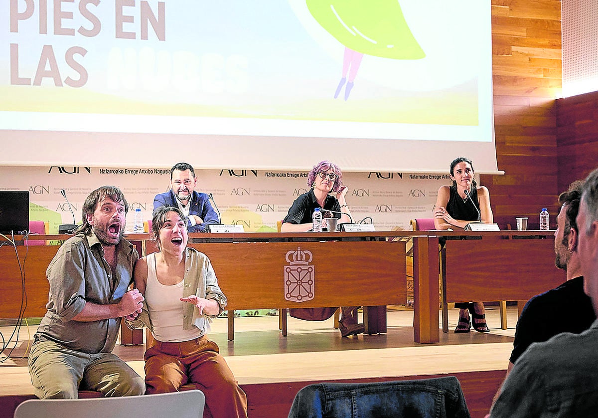 La Compañía De Improviso, en la presentación de la edición de este año.