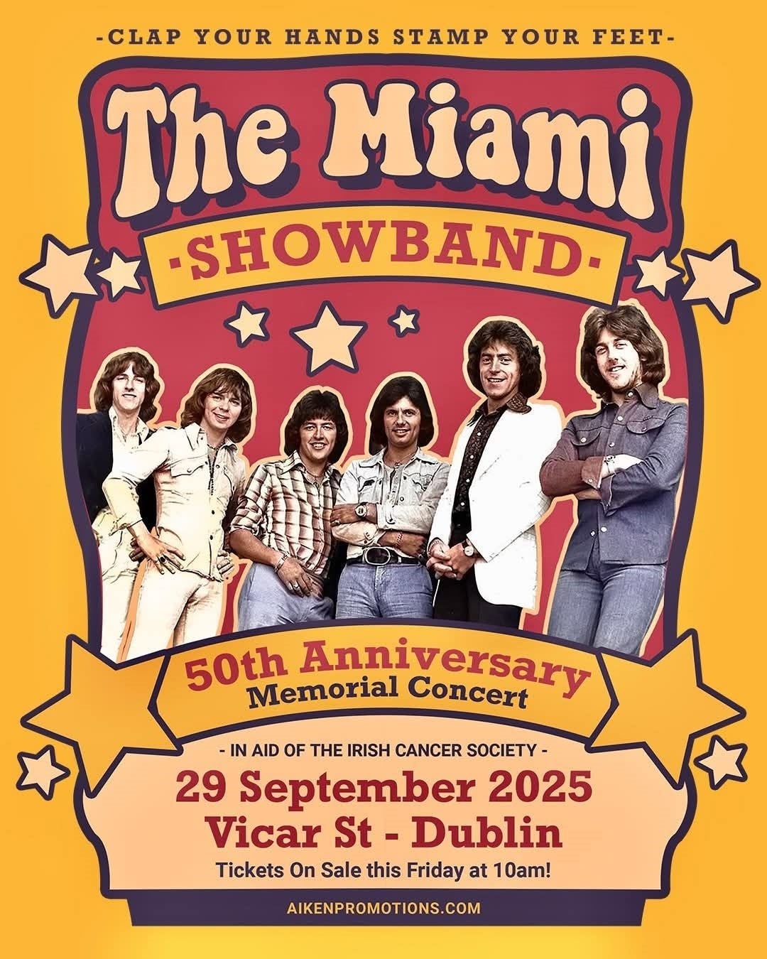 Póster del concierto.