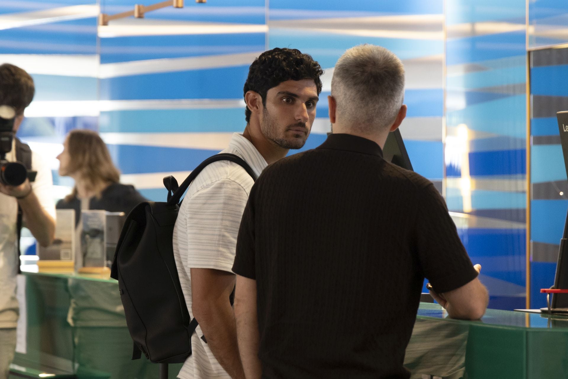 Así ha sido la llegada de Guedes a Donostia