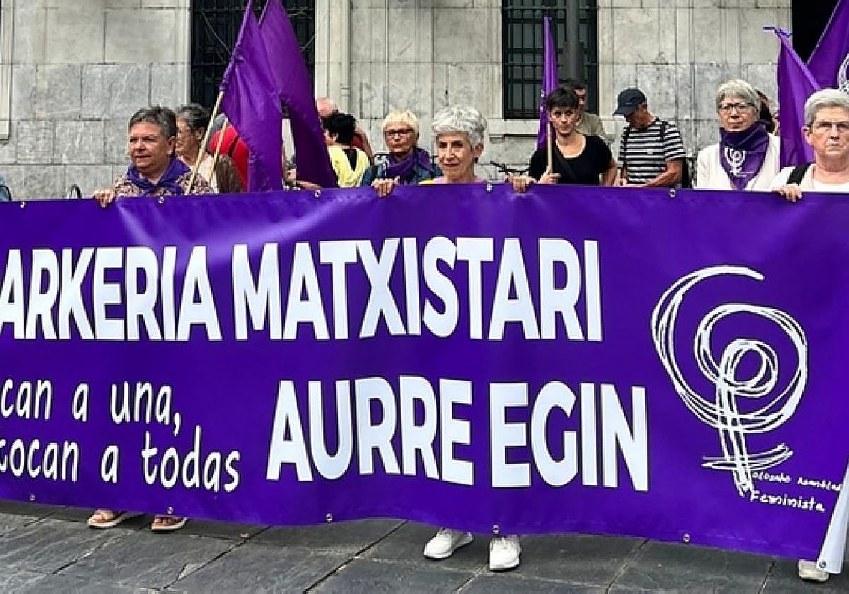 Las feministas se concentraron en el Triángulo.