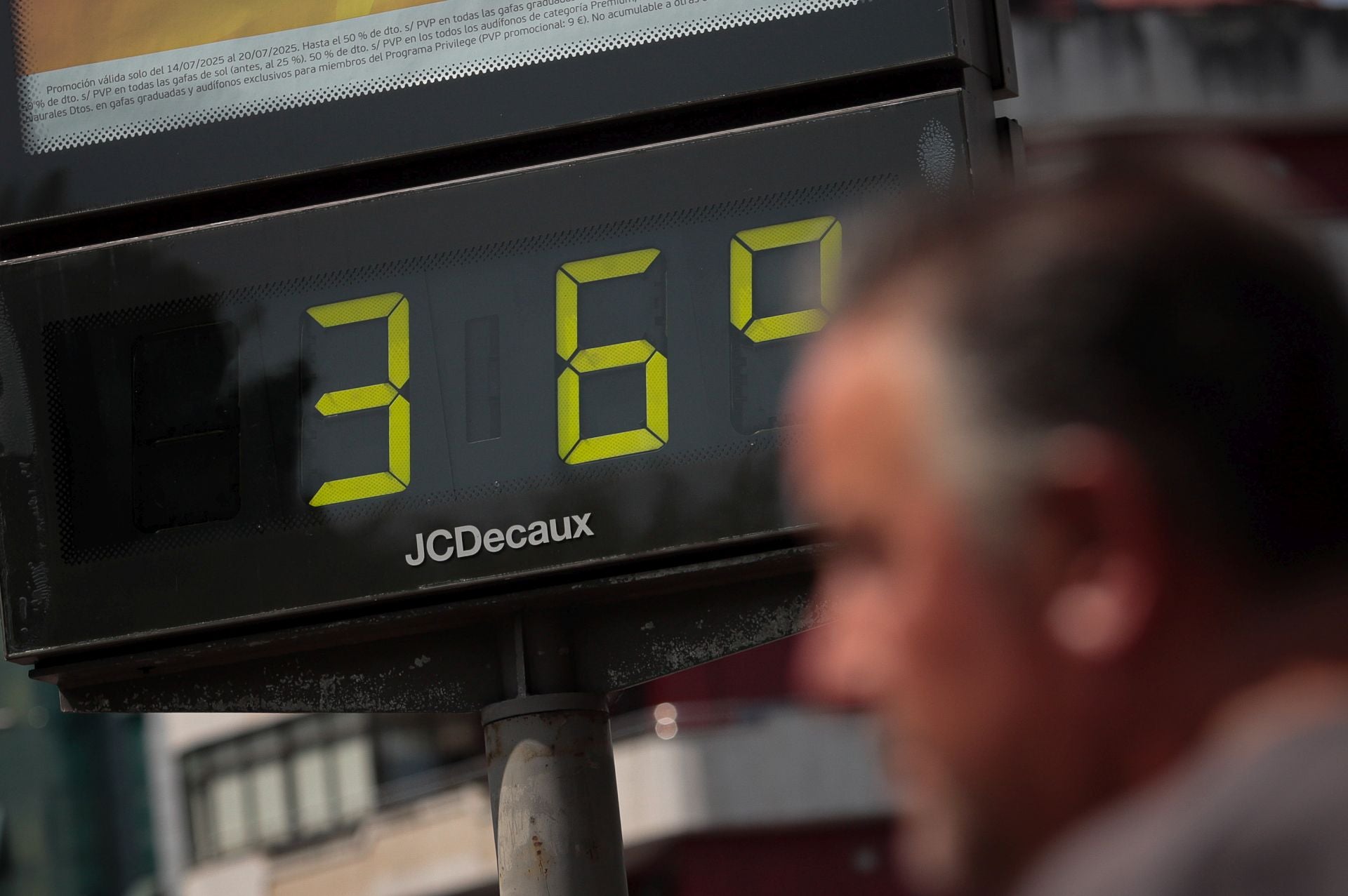 1.060 personas murieron en julio por el calor, un 57% más que en 2024