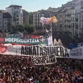 La 'guerra de las pancartas' entre GKS y la izquierda abertzale