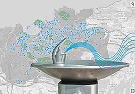 Donostia es, con 373 fuentes, la capital vasca con más puntos de agua por habitante