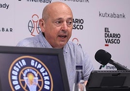 José Luis Zubizarreta, director deportivo del Gipuzkoa Basket.
