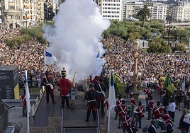 El cañonazo que da inicio a la Semana Grande, en directo