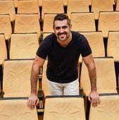Diego Martin-Etxebarria en la sede de la Euskadiko Orkestra.
