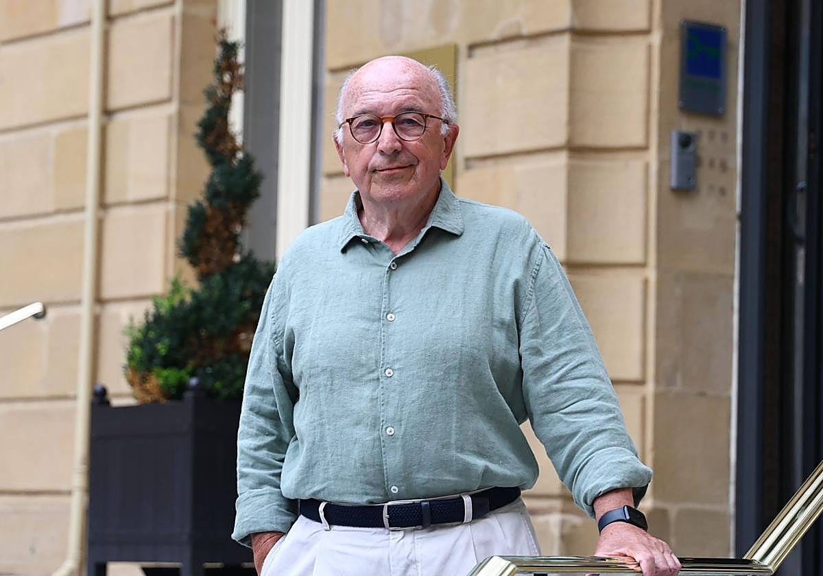 Joaquín Almunia, en San Sebastián.