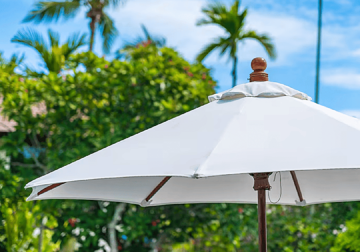 La mejor sombrilla para tu jardín