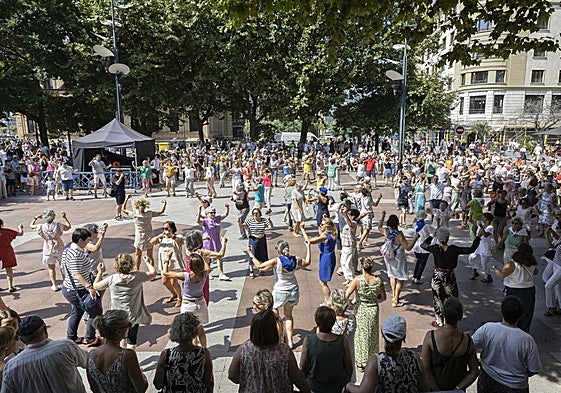 Gran ambiente durante el segundo día de la Semana Grande