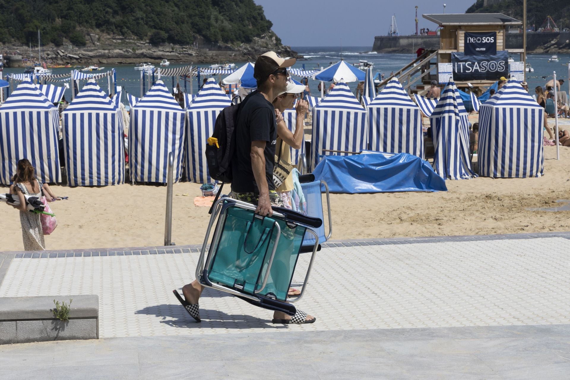 Jornada calurosa en todo Gipuzkoa
