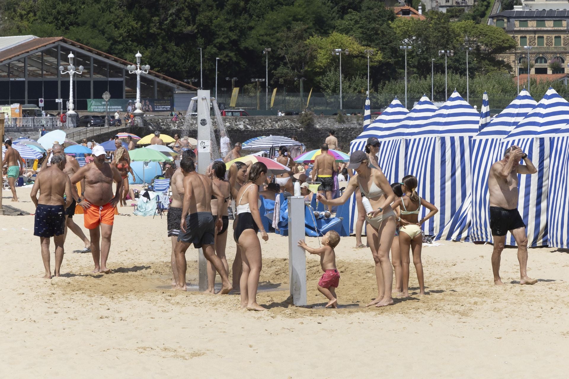 Jornada calurosa en todo Gipuzkoa