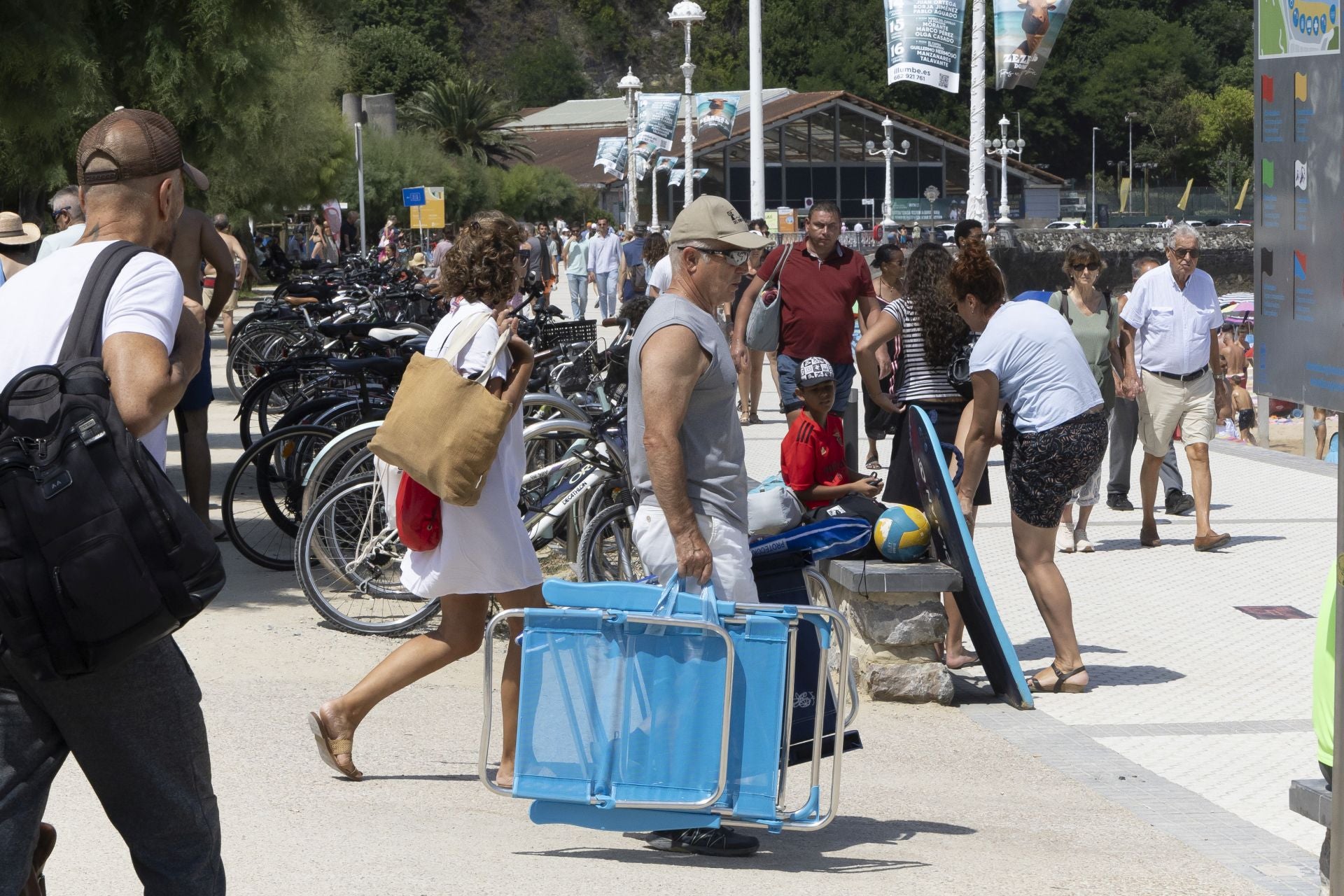 Jornada calurosa en todo Gipuzkoa