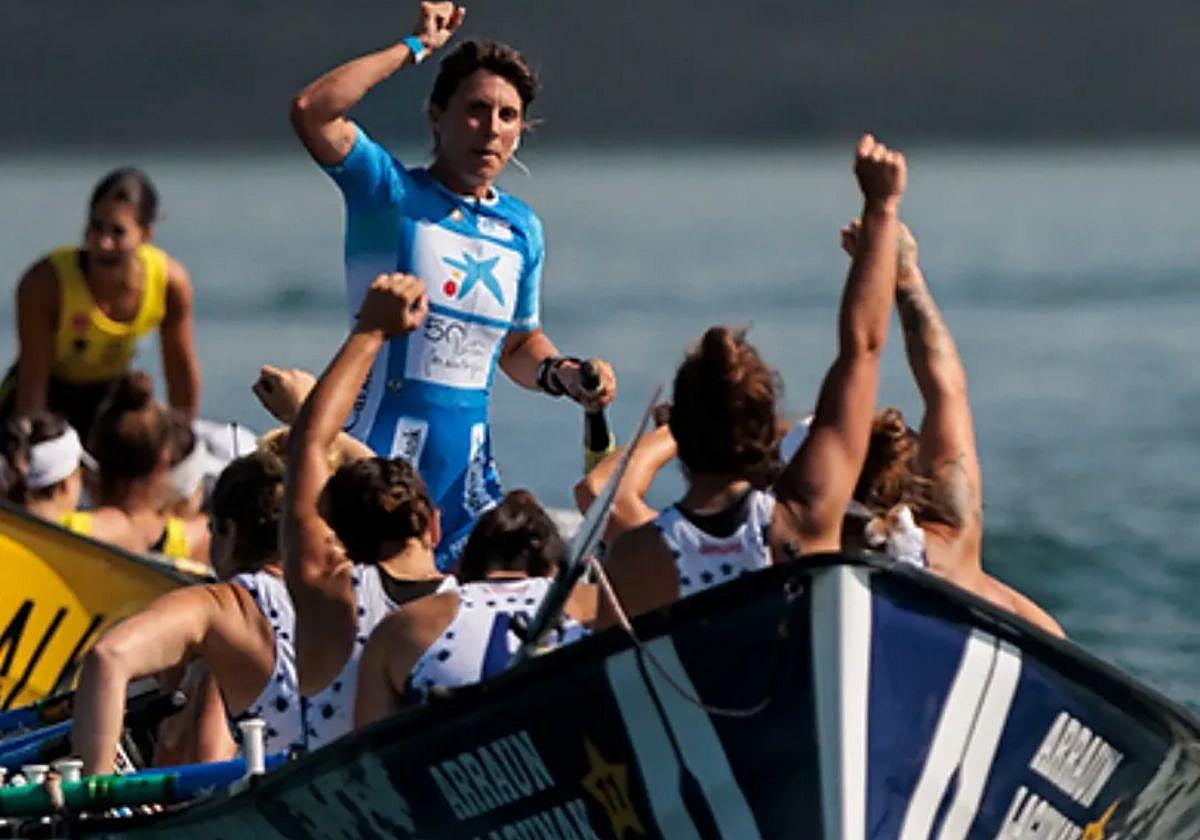 Arraun Lagunak, más cerca del título tras dominar en Boiro