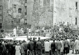 La 'Trini' se ha usado para conciertos, festivales, herri kirolak e incluso, en 1969, boxeo.