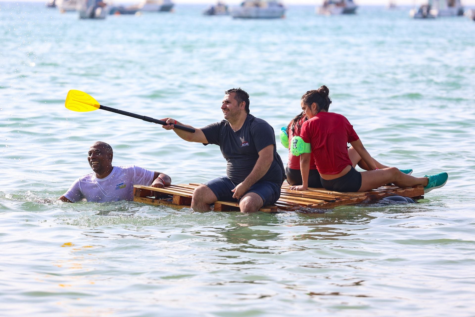 Multitudinario abordaje en San Sebastián