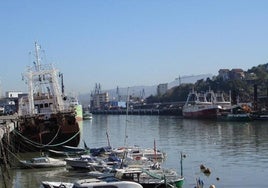 Barcos amarrados en los muelles de La Herrera.