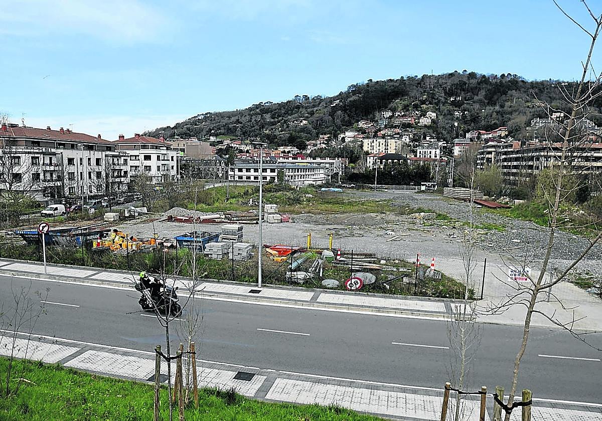 Parcela de Marrutxipi donde se construirá el parque.