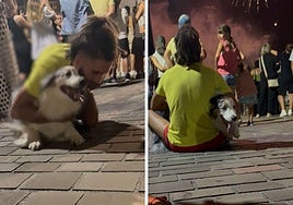 La reacción de un perro a los fuegos artificiales en San Sebastián que reaviva la polémica: «No lo expondría a semejante situación»