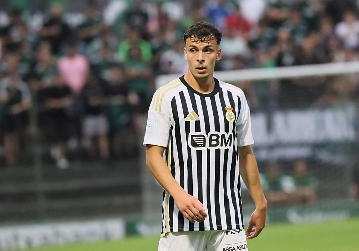 Unai García ayer en Sestao.