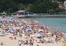La Playa de Ondarreta fue el escenario de un intento de robo