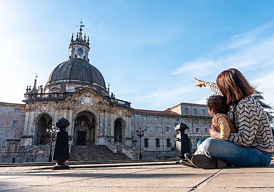 Vista general del Santuario de Loiola.