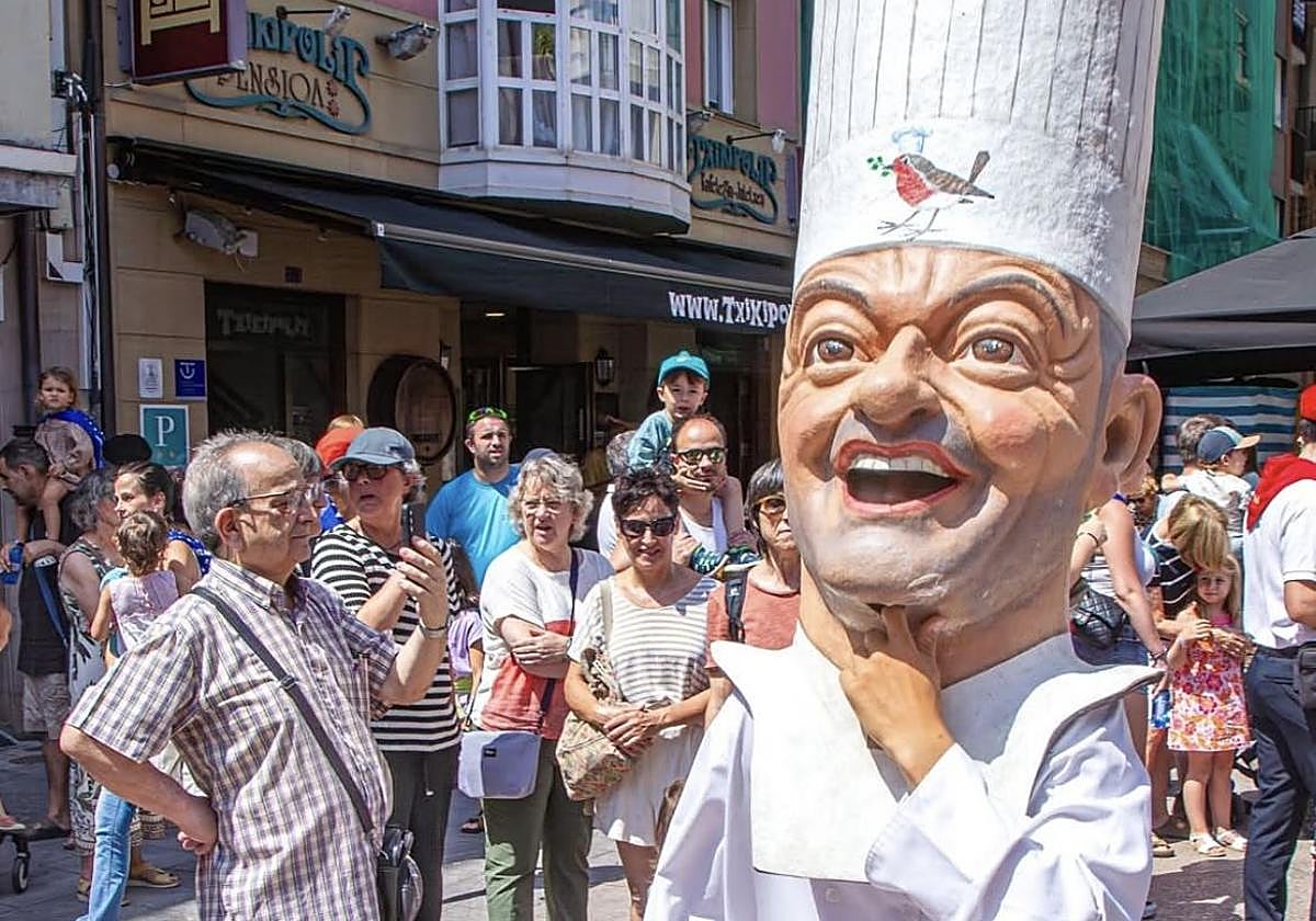 El cabezudo de Karlos Arguiñano.