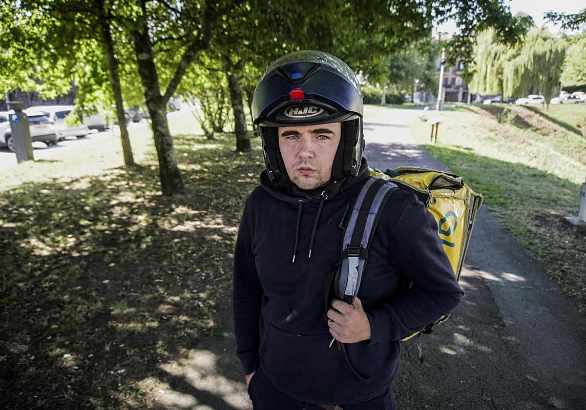 Markel Almirall llevaba trabajando en Glovo desde 2018.