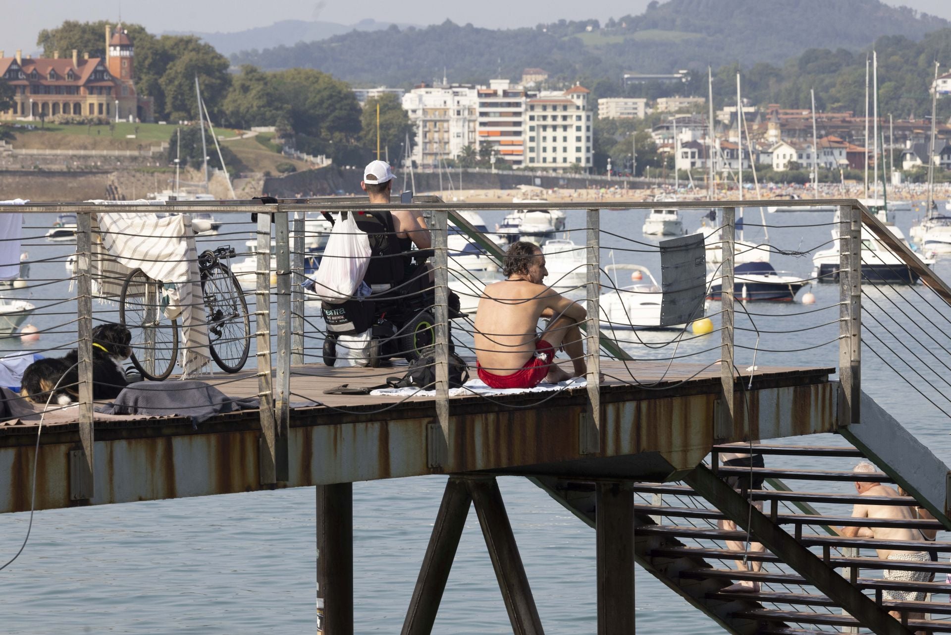 La ola de calor asfixia Donostia