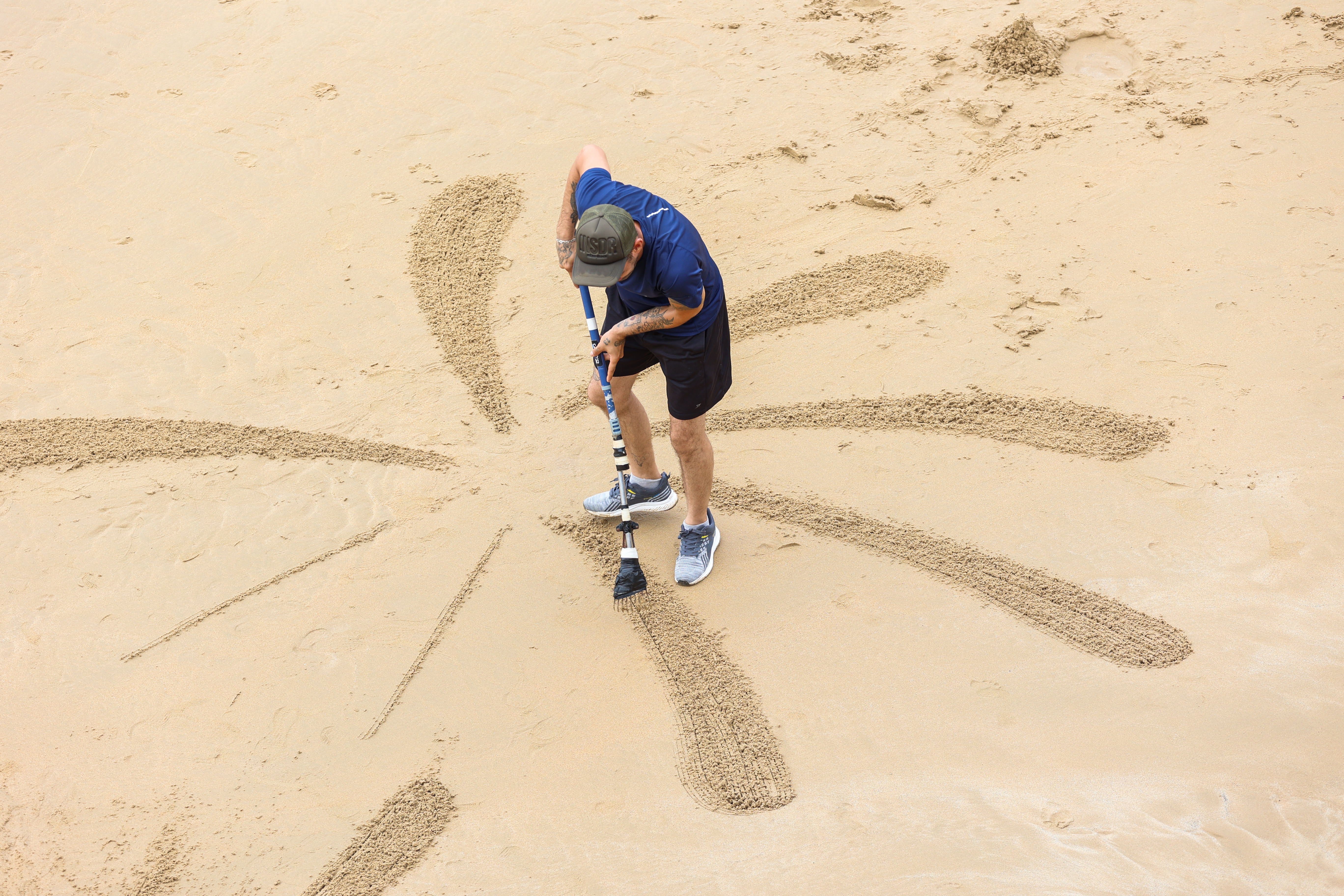 La Concha llena pese a la bajada de 10 grados