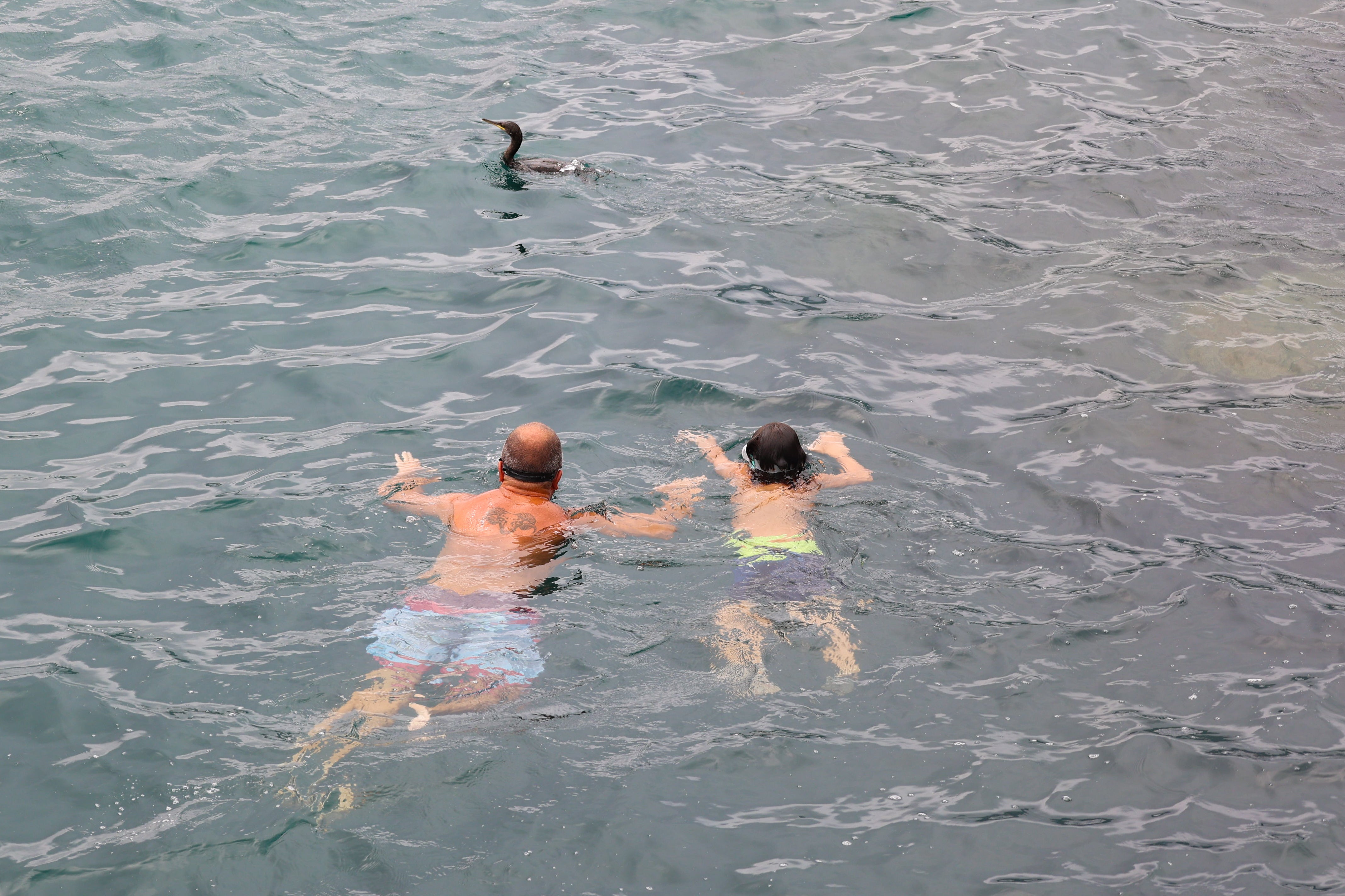 La Concha llena pese a la bajada de 10 grados