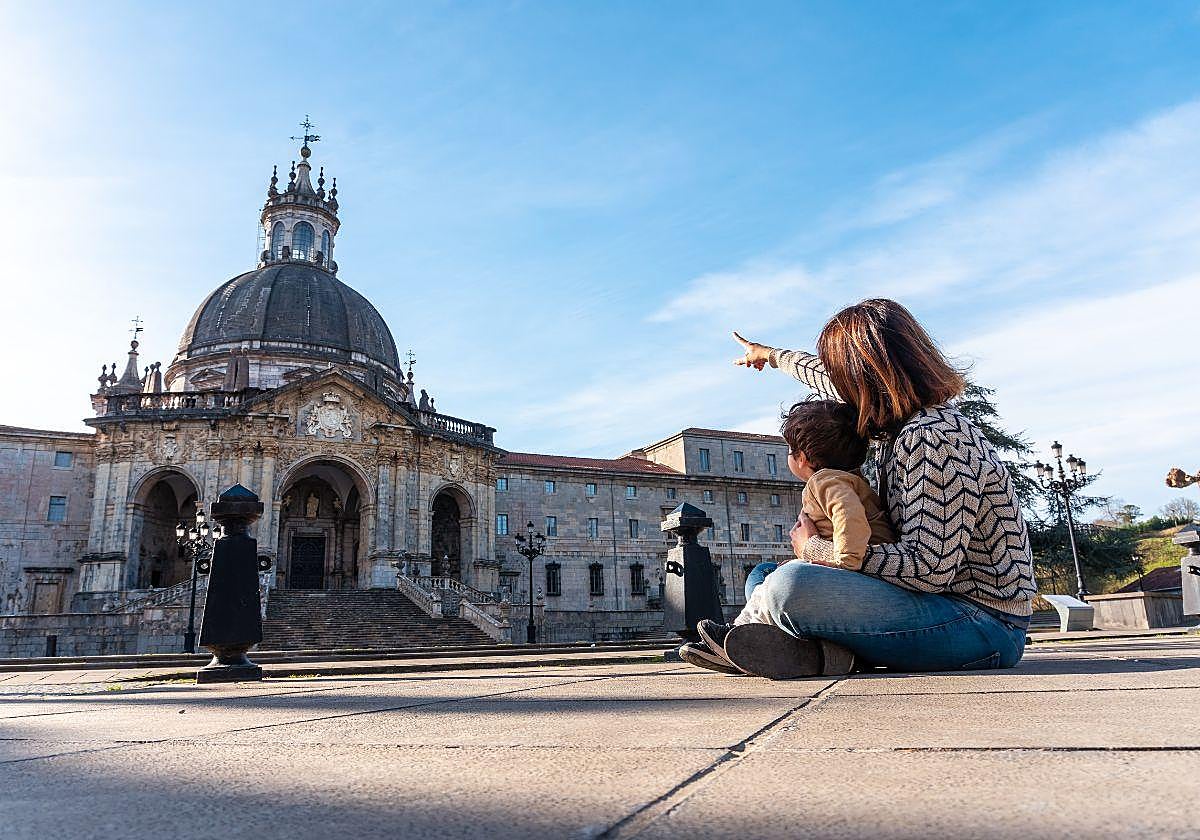 Vista general del Santuario de Loiola.