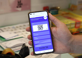 Formato en el que aparece en un smartphone la TIS digital.
