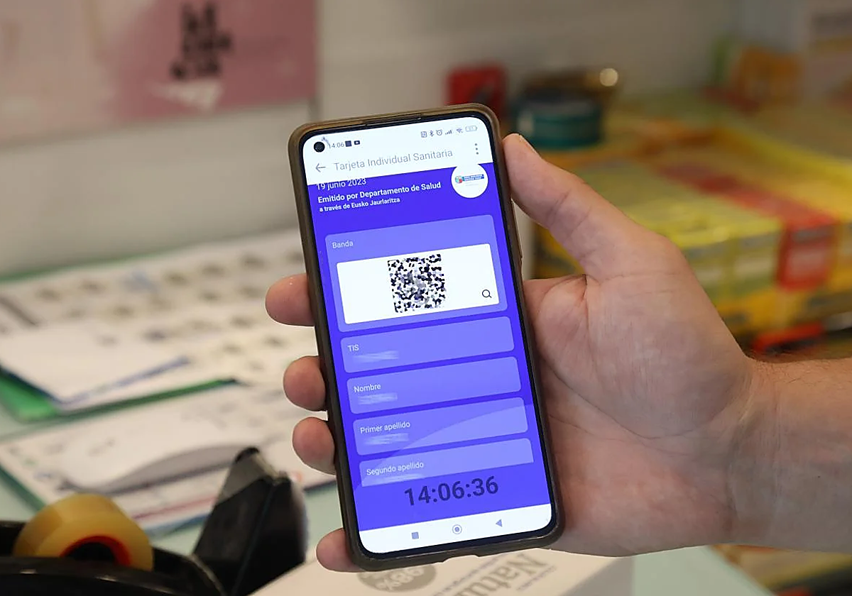 Formato en el que aparece en un smartphone la TIS digital.