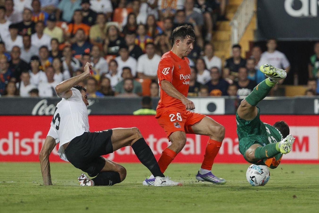 El Valencia 1 - Real Sociedad 1, en imágenes