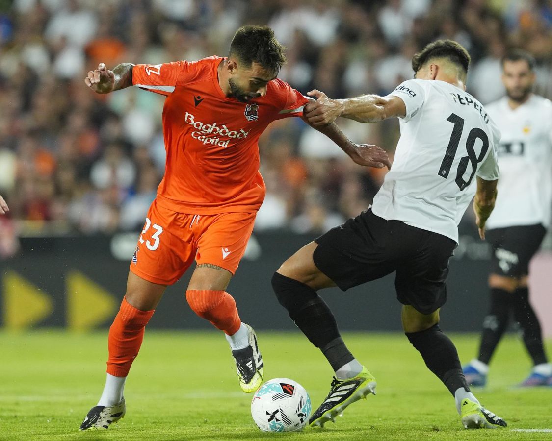 El Valencia 1 - Real Sociedad 1, en imágenes