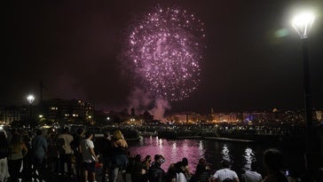 Así fue el espectáculo piromusical que puso el broche a la Aste Nagusia