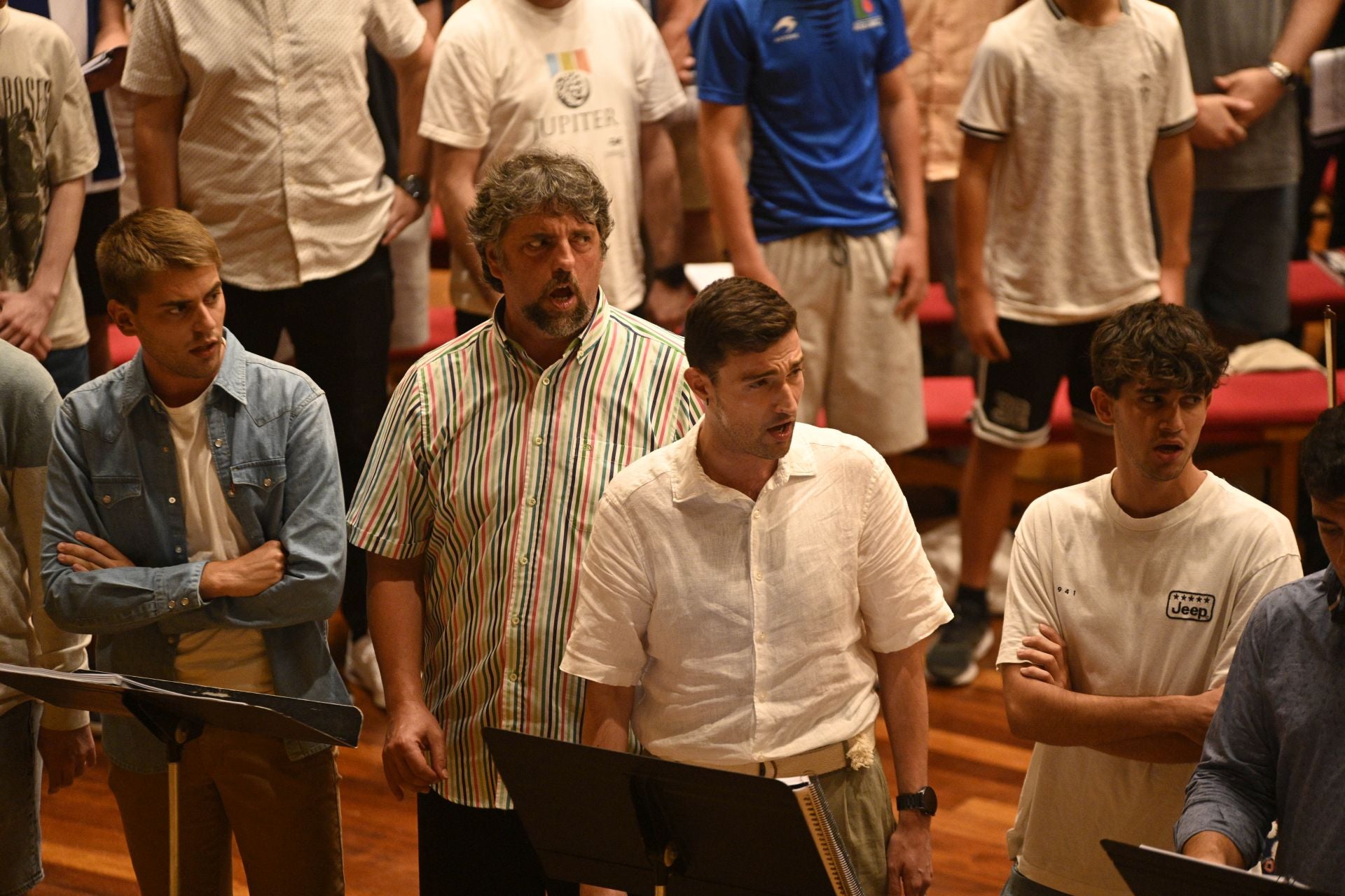 Un ensayo al más puro estilo Hollywood