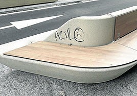 Un ciudadano denuncia el «vandalismo» en la recién estrenada calle Easo.