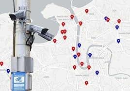 Cámaras de lectura de matrículas en la confluencia de República Argentina y Reina Regente.