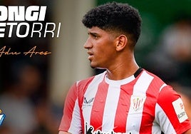 Anuncio de presentación de Adu Ares, el nuevo fichaje del club.