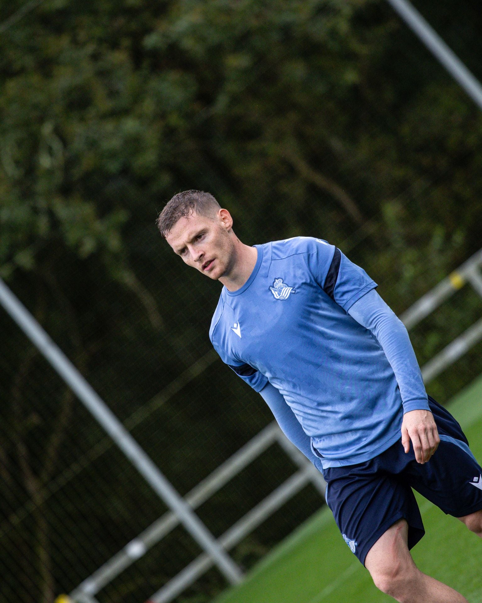 Esfuerzo bajo la lluvia en Zubieta