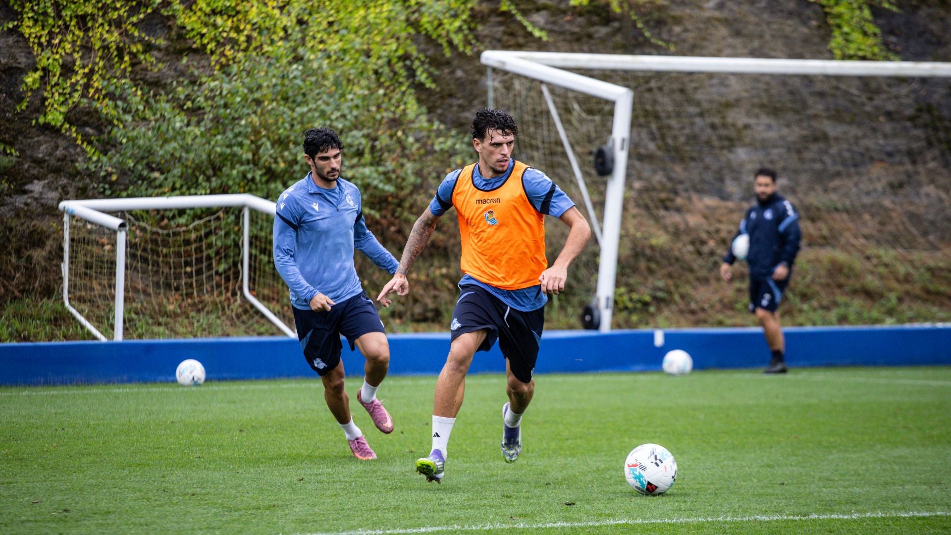 Esfuerzo bajo la lluvia en Zubieta