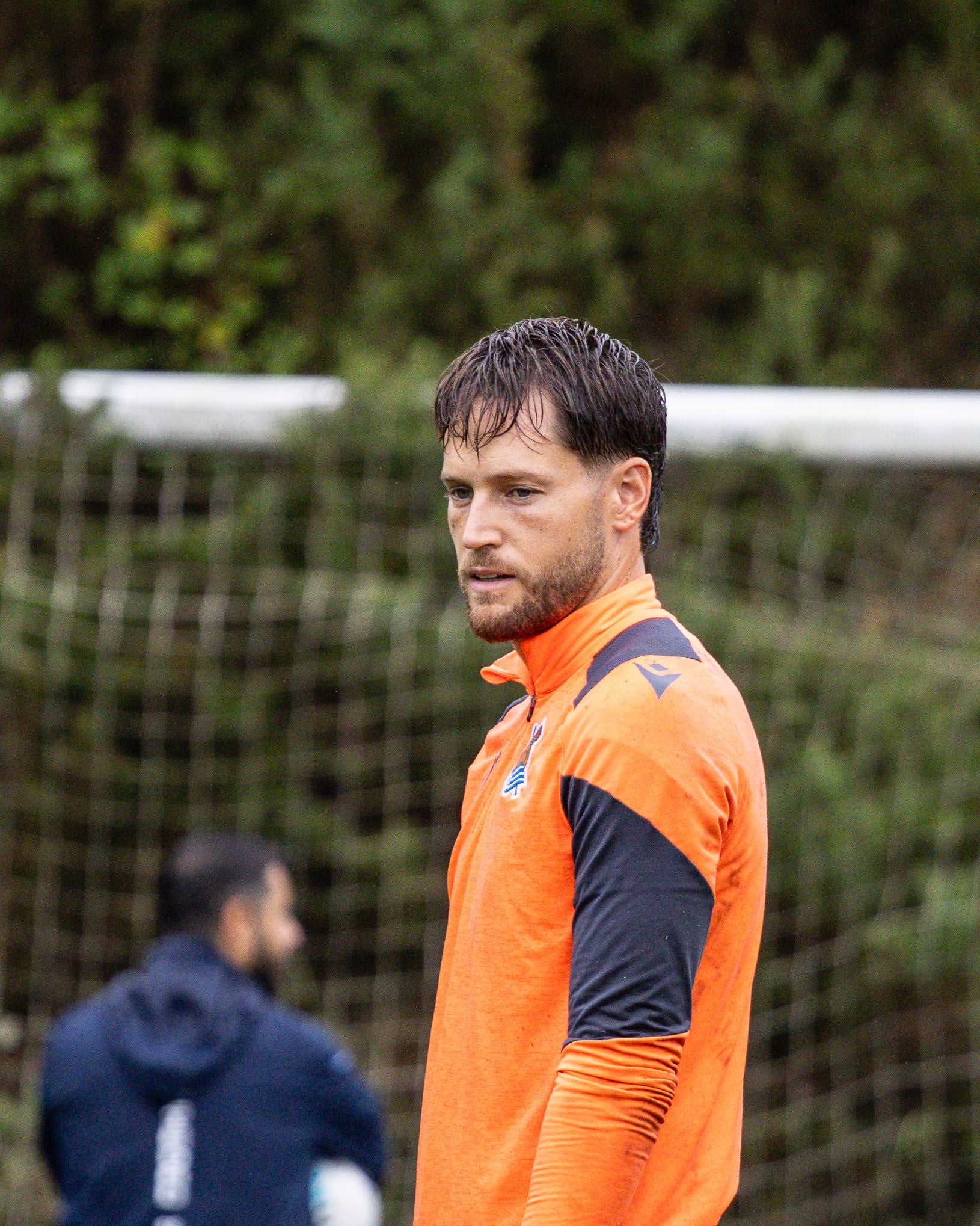 Esfuerzo bajo la lluvia en Zubieta