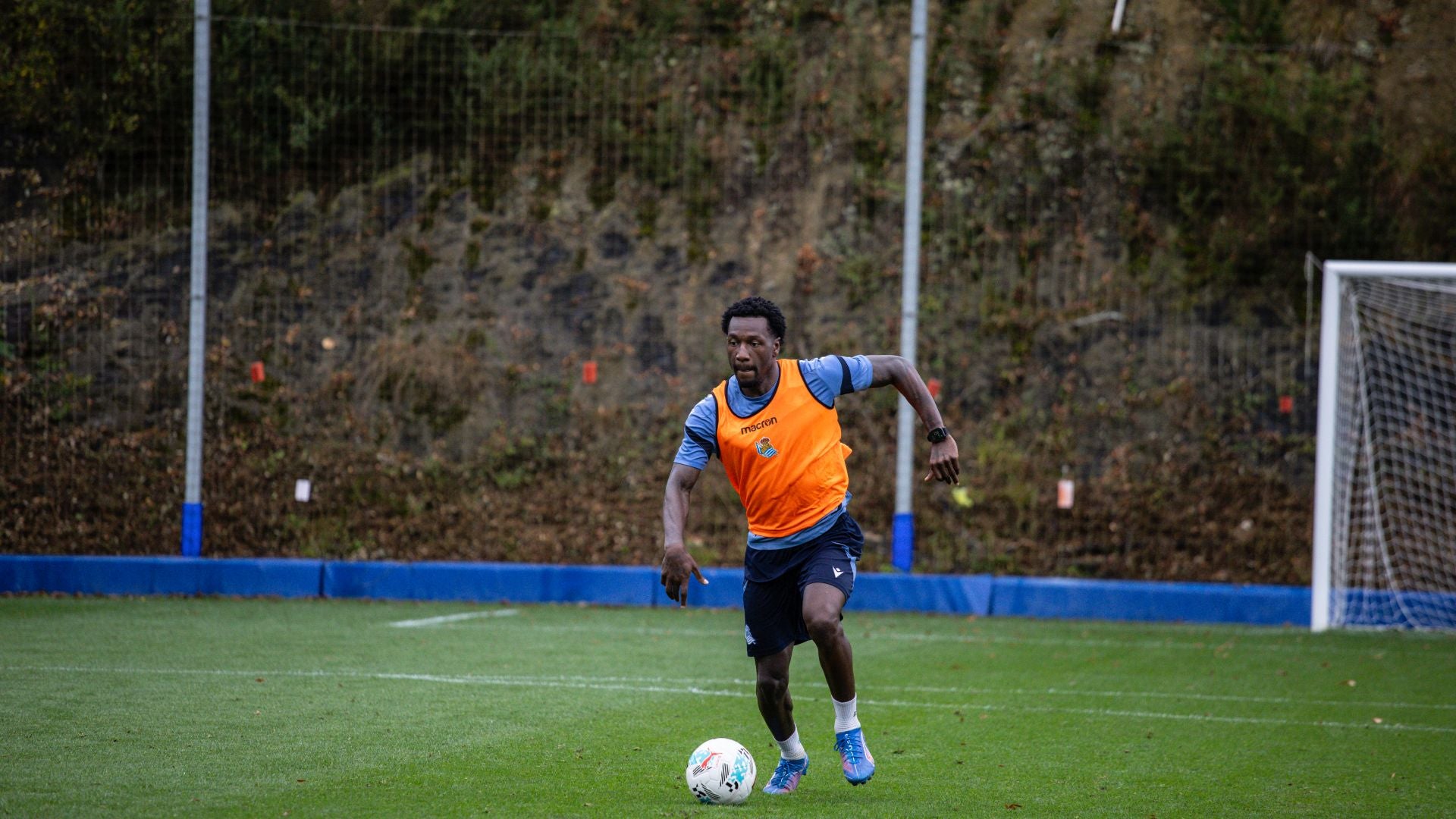 Esfuerzo bajo la lluvia en Zubieta