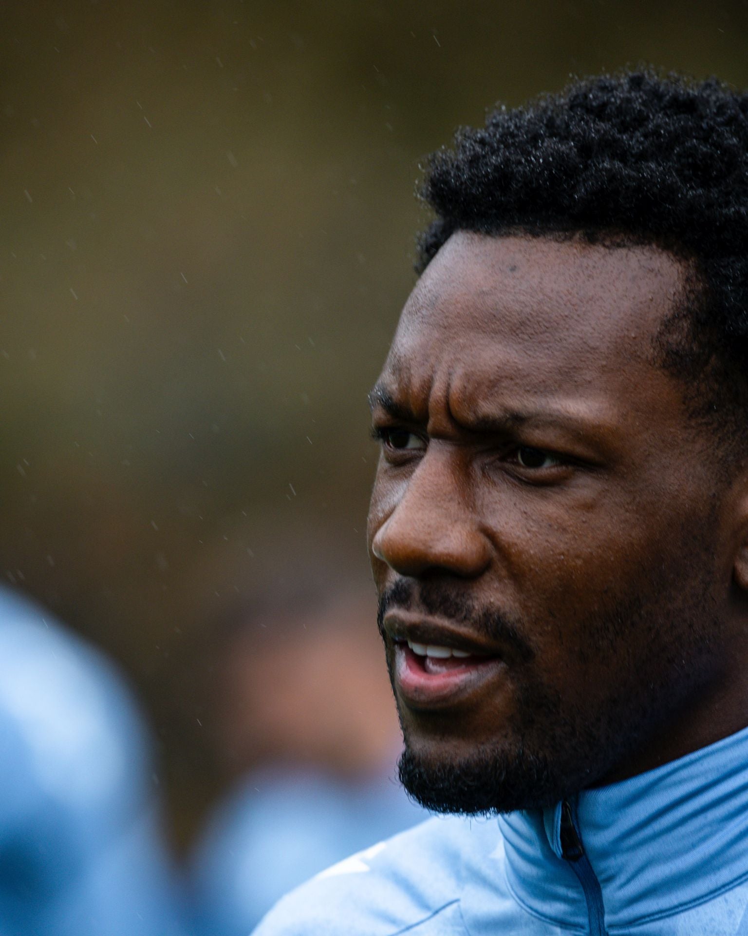 Esfuerzo bajo la lluvia en Zubieta