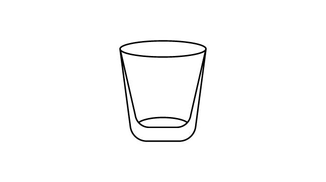 ¿Dónde depositarías un vaso de cristal?