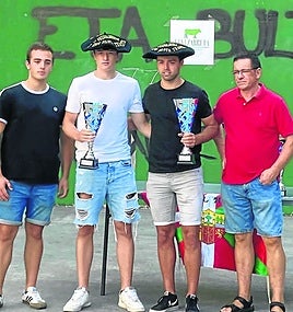 Donostiako Aste Nagusiko txapelketako sari banaketan.